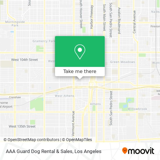 AAA Guard Dog Rental & Sales map