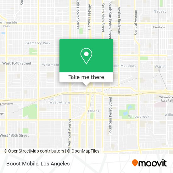 Boost Mobile map