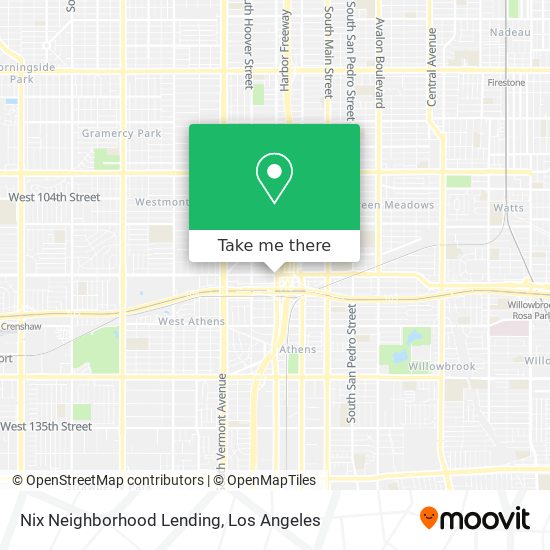 Mapa de Nix Neighborhood Lending