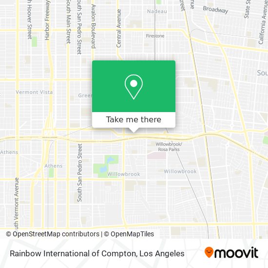 Mapa de Rainbow International of Compton