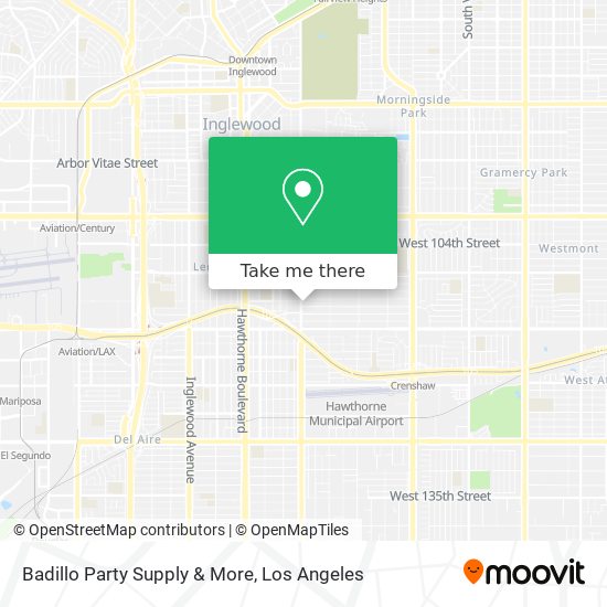 Badillo Party Supply & More map