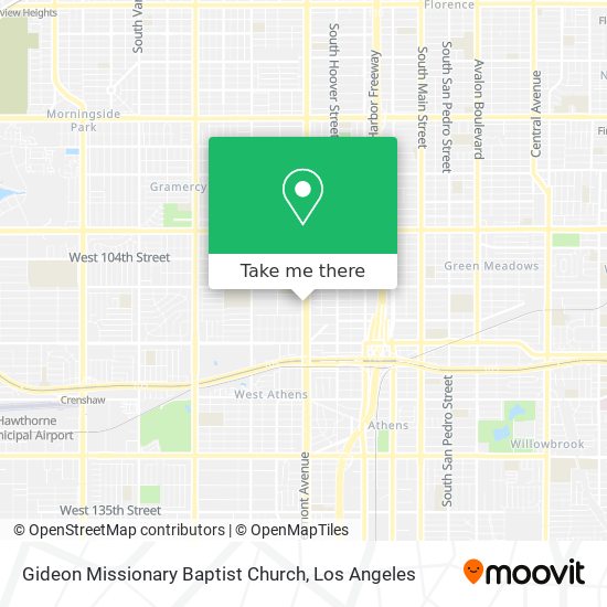 Gideon Missionary Baptist Church map