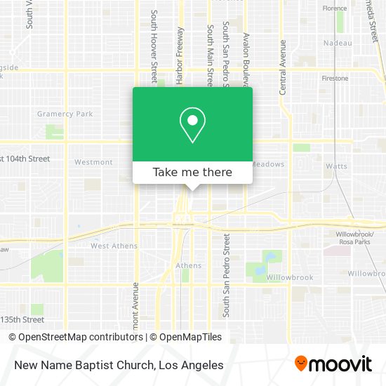 New Name Baptist Church map