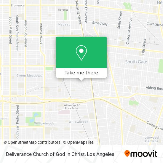 Deliverance Church of God in Christ map