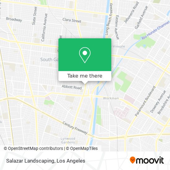 Salazar Landscaping map