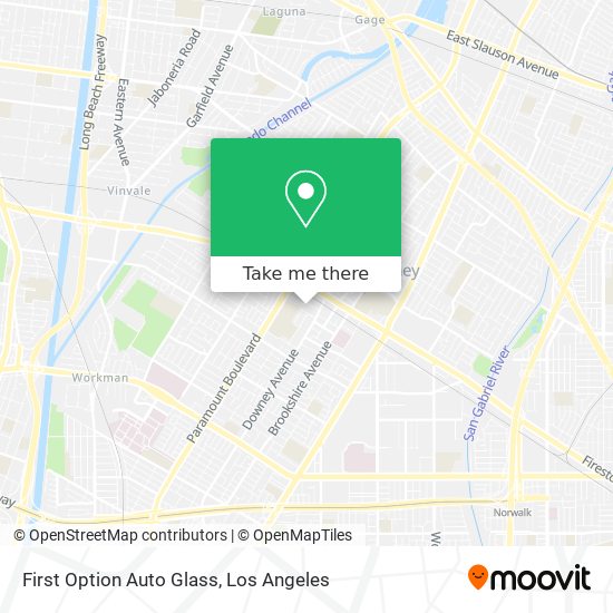 First Option Auto Glass map