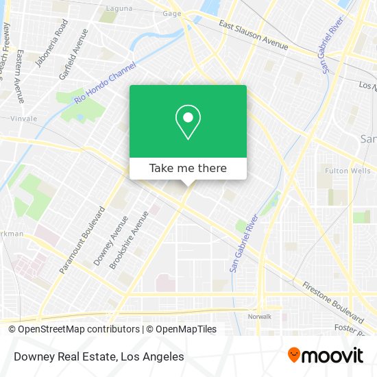 Downey Real Estate map