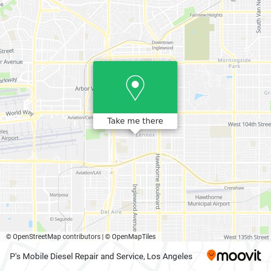 P's Mobile Diesel Repair and Service map