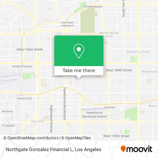 Northgate Gonzalez Financial L map