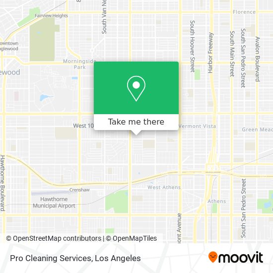 Pro Cleaning Services map