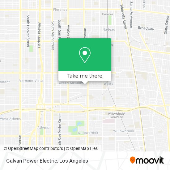 Galvan Power Electric map