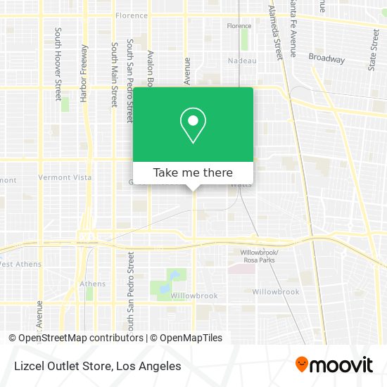Mapa de Lizcel Outlet Store