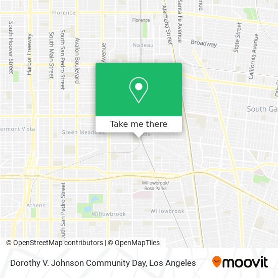 Dorothy V. Johnson Community Day map