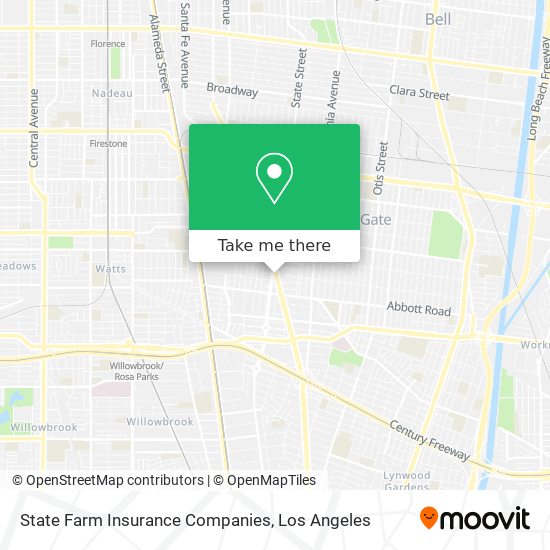 State Farm Insurance Companies map