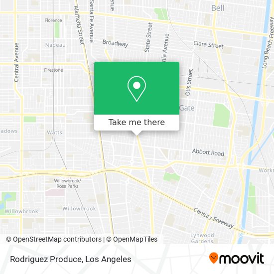 Rodriguez Produce map