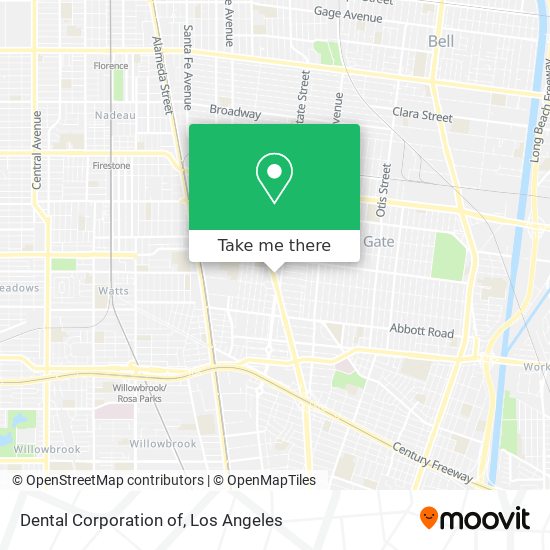 Mapa de Dental Corporation of