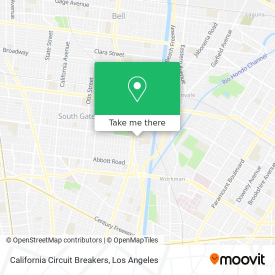 Mapa de California Circuit Breakers