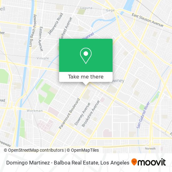 Domingo Martinez - Balboa Real Estate map