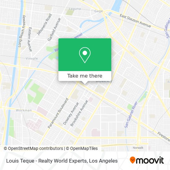 Louis Teque - Realty World Experts map