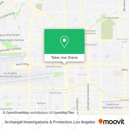 Archangel Investigations & Protection map