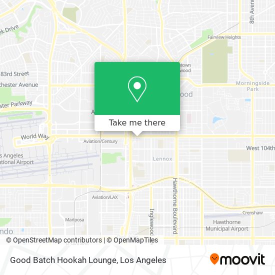 Mapa de Good Batch Hookah Lounge