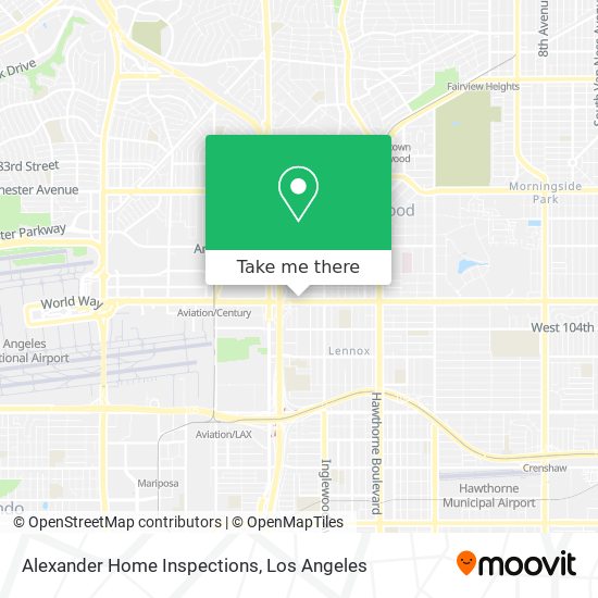 Mapa de Alexander Home Inspections