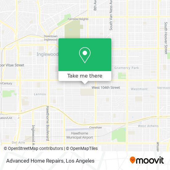 Advanced Home Repairs map