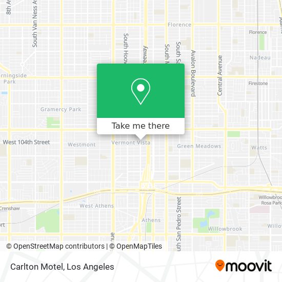 Carlton Motel map