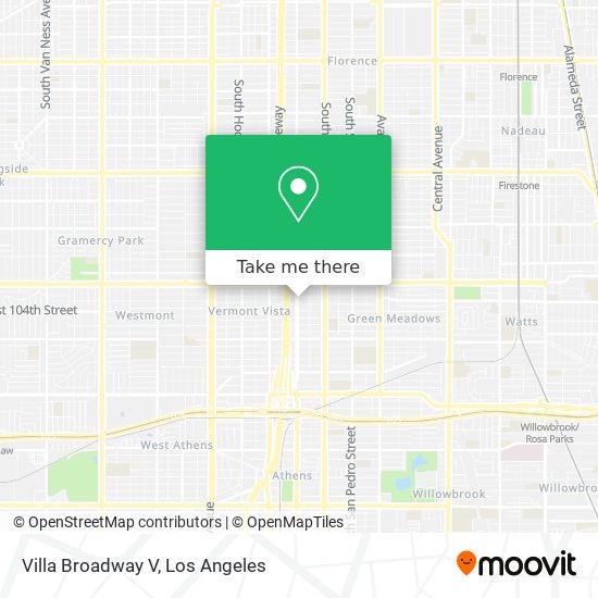 Villa Broadway V map