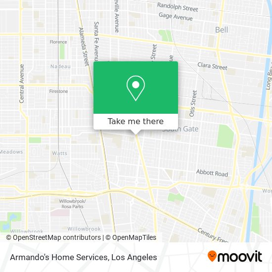 Armando's Home Services map