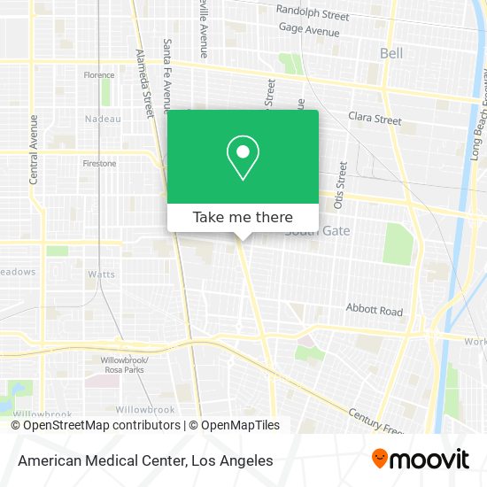 American Medical Center map