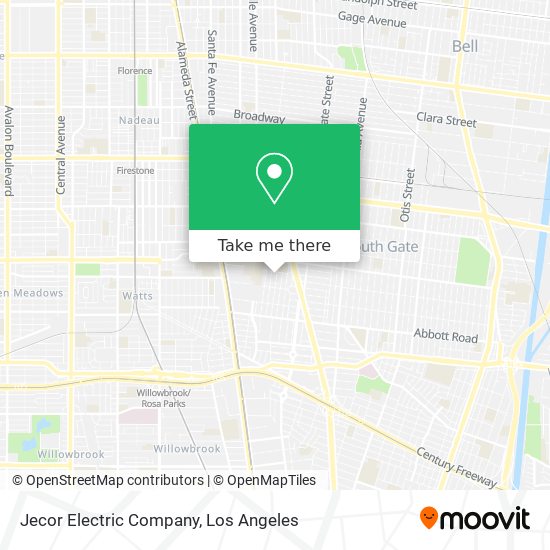 Jecor Electric Company map