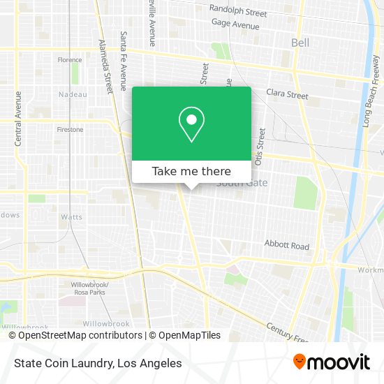 State Coin Laundry map