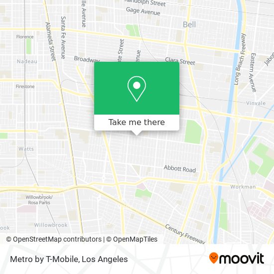 Metro by T-Mobile map