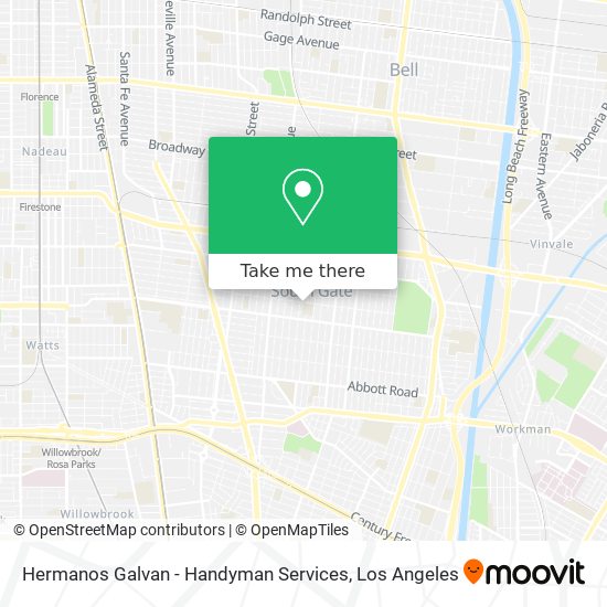 Mapa de Hermanos Galvan - Handyman Services