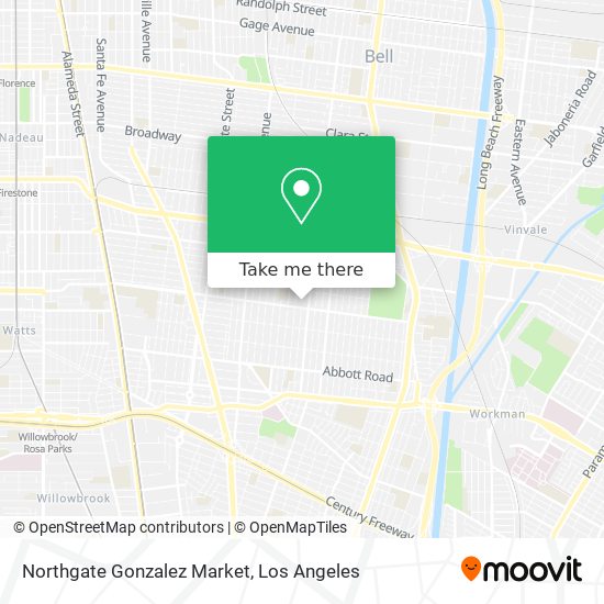 Mapa de Northgate Gonzalez Market