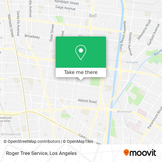 Mapa de Roger Tree Service