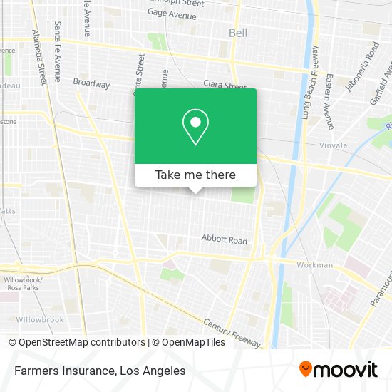 Mapa de Farmers Insurance