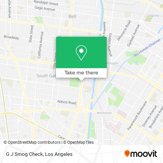 G J Smog Check map