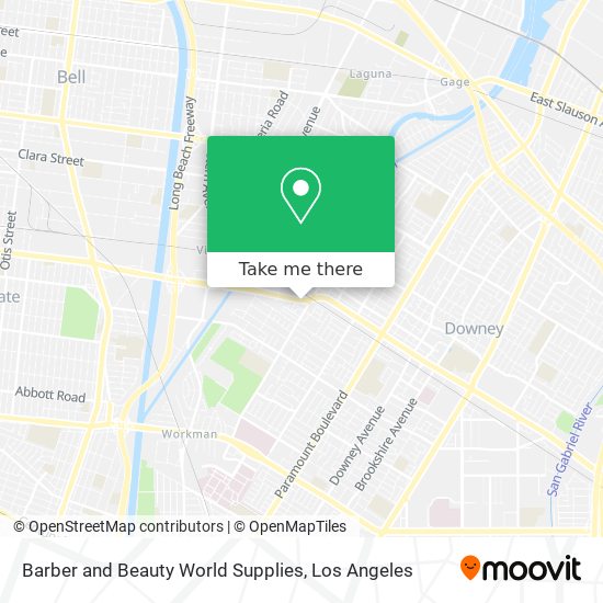 Mapa de Barber and Beauty World Supplies