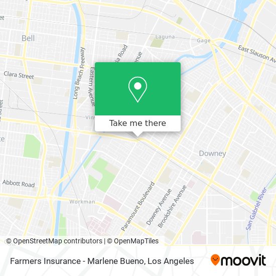 Farmers Insurance - Marlene Bueno map