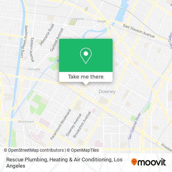 Rescue Plumbing, Heating & Air Conditioning map