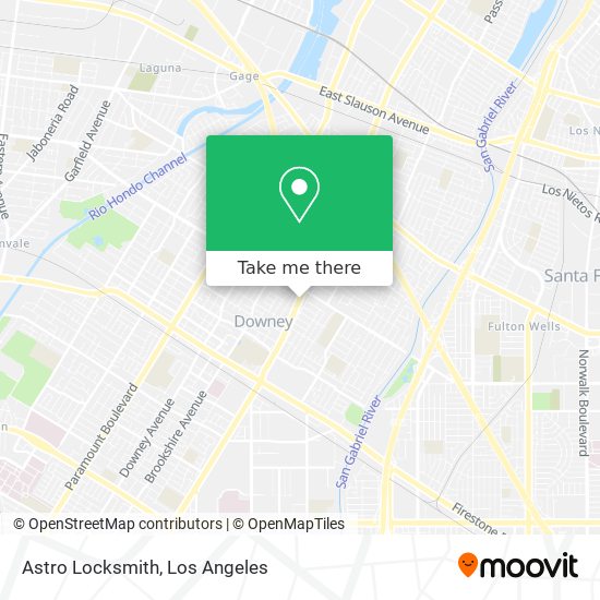 Astro Locksmith map