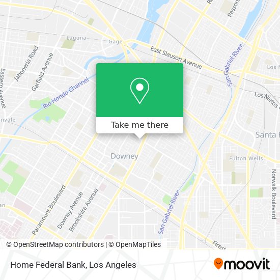 Home Federal Bank map