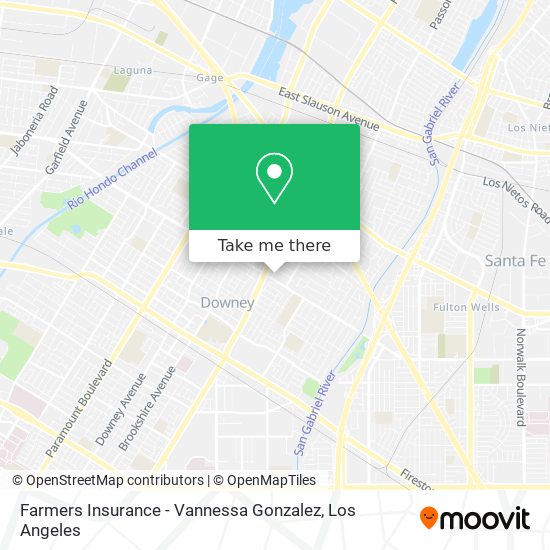 Farmers Insurance - Vannessa Gonzalez map