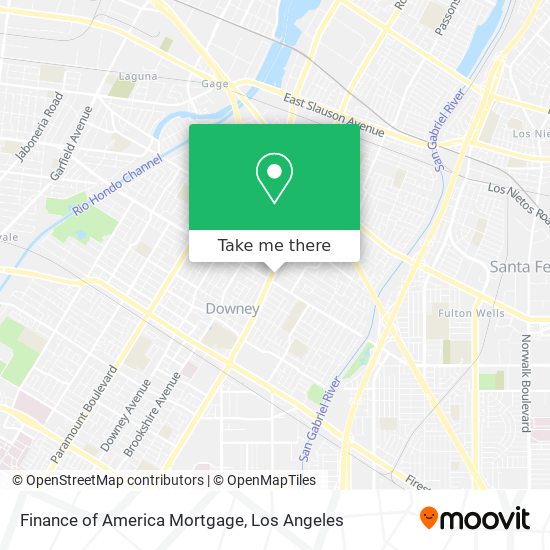 Finance of America Mortgage map