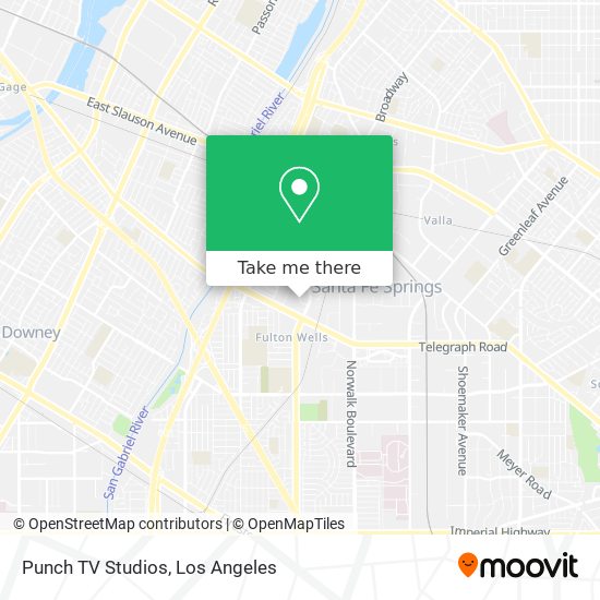 Punch TV Studios map