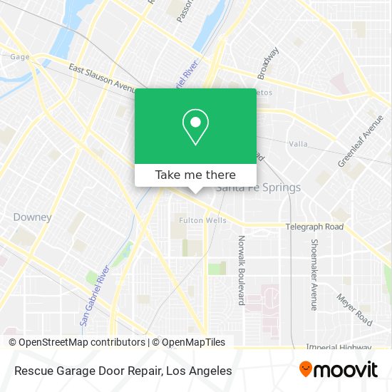 Rescue Garage Door Repair map