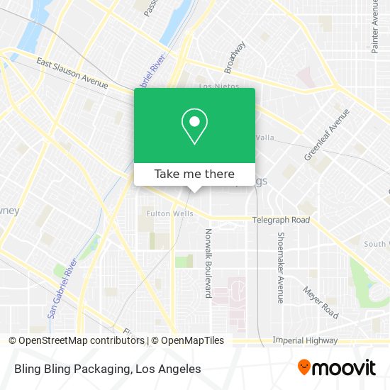 Bling Bling Packaging map