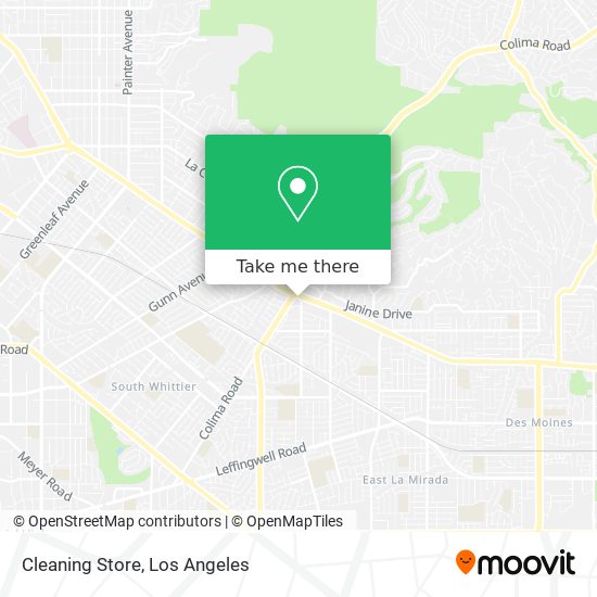 Mapa de Cleaning Store